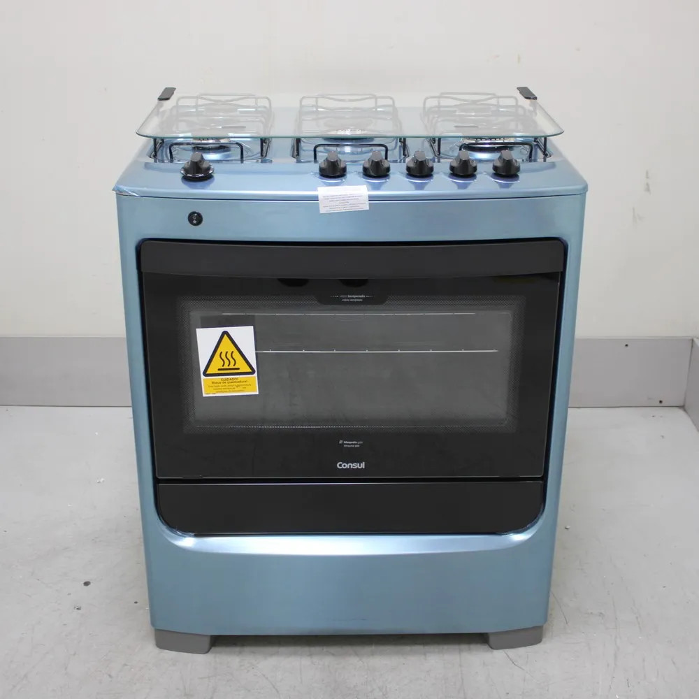 Fogão Consul 5 Bocas Inox Com Botões Removíveis - Cfs5narus1_Wexcele_Cg6820236 Bivolt