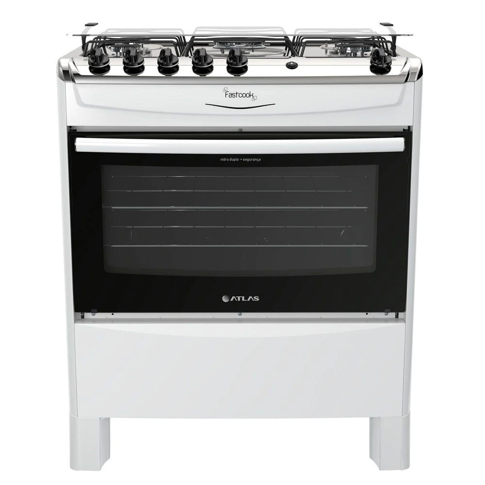 Fogão Atlas 5 Bocas Fastcook com Acendimento Automático - 6
