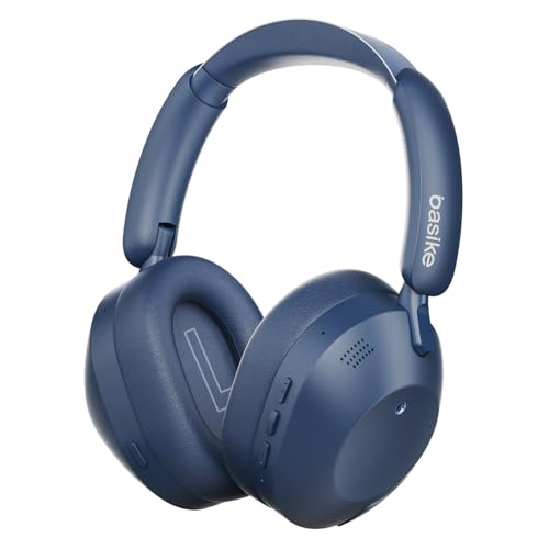 Fone de Ouvido Bluetooth 5.4, Headphone Sem Fio com Cancelamento de Ruído Ativo Híbrido, ENC para Chamadas, Modo Transparente, Áudio Hi-Pure, 50H de Bateria – Azul - 1