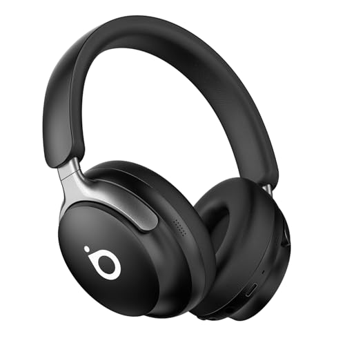 Fones de Ouvido Bluetooth 5.4, Headphone Bluetooth com Cancelamento de Ruido Ativo ANC, Suporte Chamadas de Voz, Certificação Hi-Pure Audio, 40 Horas de Reprodução (Preto) - 1