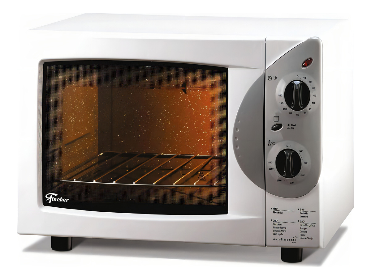 Forno Elétrico Fischer 44 Litros Grill Branco - 1