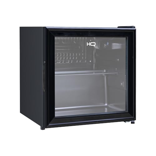 Frigobar Expositor Vertical HQ Vidro Duplo 50 Litros Preto HQ-50FBPV (220V) - 1