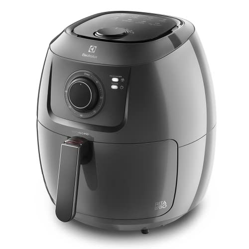 Fritadeira Elétrica sem oleo Grand Airfryer 5L mecanica Electrolux EAF50 Grafite 1800W 220v