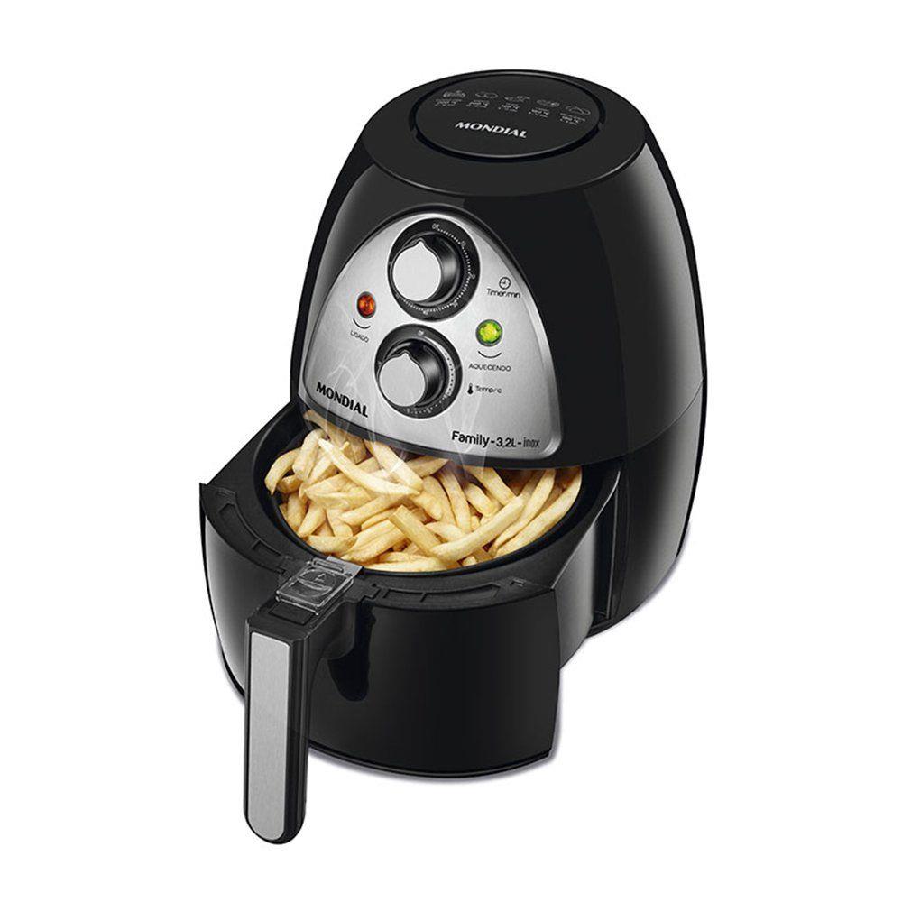 Fritadeira Elétrica Sem Óleo Air Fryer Mondial Naf03i Family 4 Litros