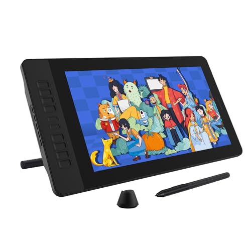 Gaomon Mesa Digitalizadora PD1561 15.6 polegadas ips hd desenho tablet gráfico monitor para pintura e escrita com 8192 níveis bateria-livre caneta - 1