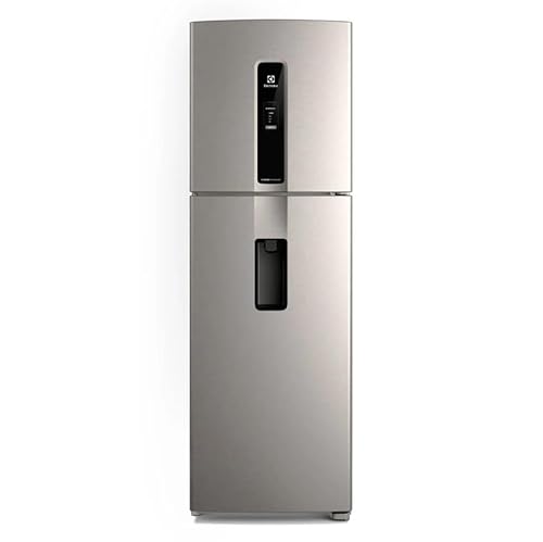 Geladeira Electrolux Frost Free Inverter 410L Água na Porta com AutoSense Duplex Inox Look (IW46S) 220V - 1