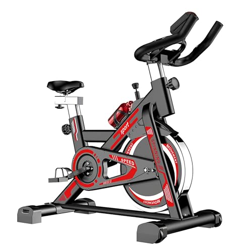 HIRION - Bicicleta Ergométrica Spinning de Alta Performance 14kg - Transmissão por Correia Silenciosa - Suporta até 120kg - Bike para Treino Residencial - 1