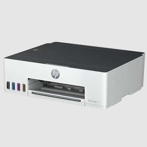 Impressora HP Smart Tank 210 com Tanque de Tinta Colorida - Com Wi-Fi - USB 2.0 de alta velocidade. Funções da impressora: Imprimir. Cor: ‎Branco (3D4L5A) - 1