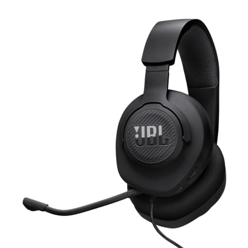 JBL, Fone de Ouvido Com Fio, Quantum 100M2, Headset Gamer, Over Ear, Microfone Removível - Preto - 1