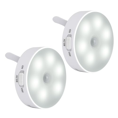 Kit 2 Lâmpadas LED Inteligentes com Sensor de Presença | Recarga USB • Acabamento Fosco - 1