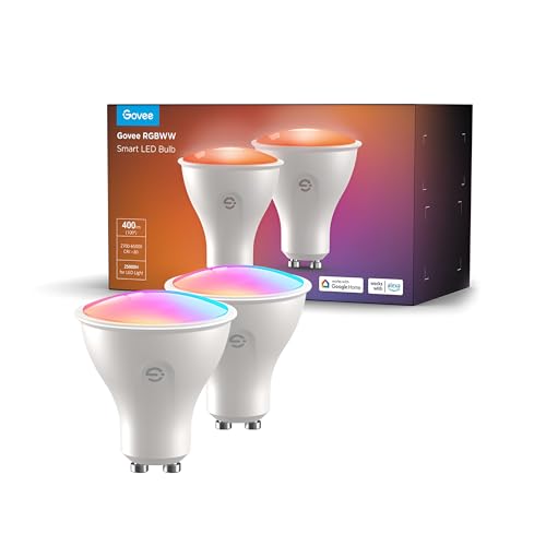 Lâmpada Inteligente GU10 RGBWW, Wi-Fi e Bluetooth, Controle pelo App Home, Compatível com al3x4 e Go0gl3 Assistant, Ajuste de Cores e Branco, Dimerizável, Cenas e Música, Kit 2 Unidades - 1
