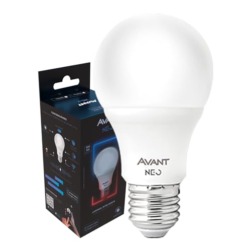 Lâmpada Inteligente LED Smart WI-FI compatível com Alexa, linha NEO, 10W, Luz branca e amarela (2700K-6500K), Bivolt, Avant - 1