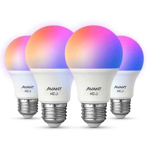 Lampada Led Smart Inteligente Wi-fi 2.4 GHz Alexa google 10w RGB E27 110v/220v Cod: 290028177 Neo Avant (RGB, 4 unidades) - 1