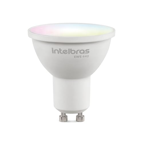 Lâmpada LED Spot Smart Wi-Fi Compatível com Alexa EWS 440 Branco Intelbras - 1