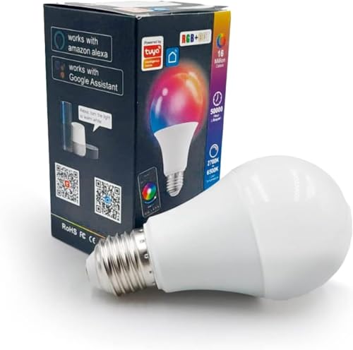 Lâmpada LED Wifi Inteligente 15W Bivolt RGB Compatível Alexa Assistente - Controle por Voz - 1