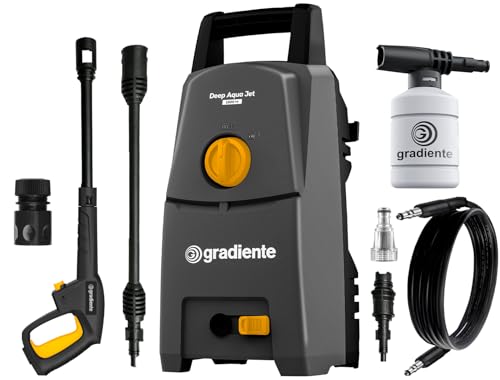 Lavadora De Alta Pressão Gradiente Compacta 1500psi 1400w Cor Cinza 220v