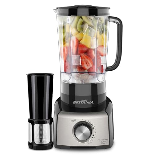 Liquidificador Britânia BLQ1380P Pro Maxx 6 Inox 3L 1200W - 1