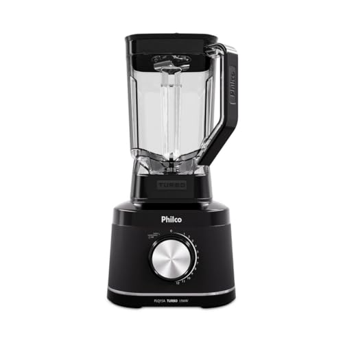 Liquidificador Philco 1500W 12 velocidades 3,1L Facas com 6 Lâminas PLQ15A 127W - 1
