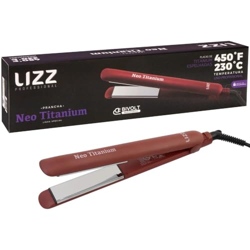Lizz Prancha Neo Titanium Vermelha Bivolt - 1