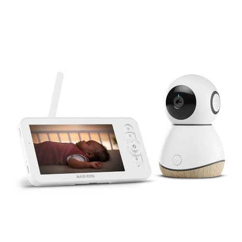 Maxi Cosi, Babá Eletrônica See Pro 360, tela 5.0, tecnologia CryAssist™ interpreta o choro, câmera HD 2K visão noturna, bateria de 10 horas, ruído branco