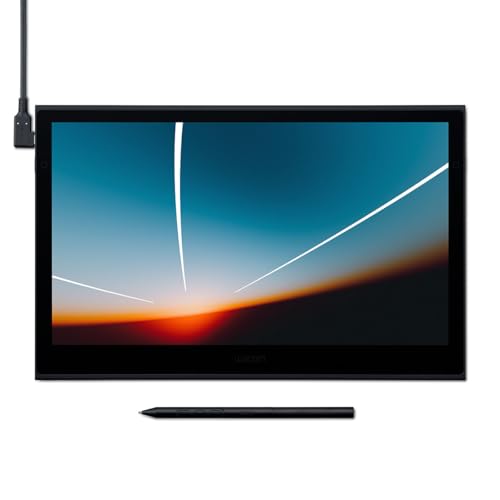 Mesa Digitalizadora Com Tela Wacom Movink, Caneta Pro Pen 3, 5080 LPI, 13", Full HD, Preto - DTH135K0A - 1