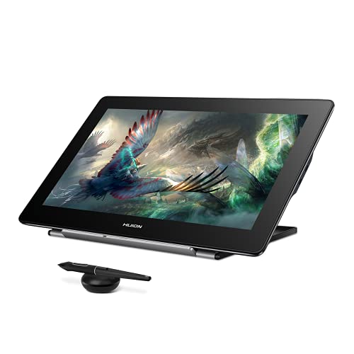 MESA DIGITALIZADORA GT1562-G HUION KAMVAS PLUS - TAMANHO 16", TELA UHD 4K (COR CINZA ESCURO) - 1