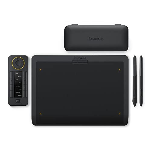 Mesa Digitalizadora Xencelabs Bundle Pen Tablet Medio, Sem fio, OLED, Com Caneta, Tela 3", USB-C, Preto - BPH1212W-K02-A - 1