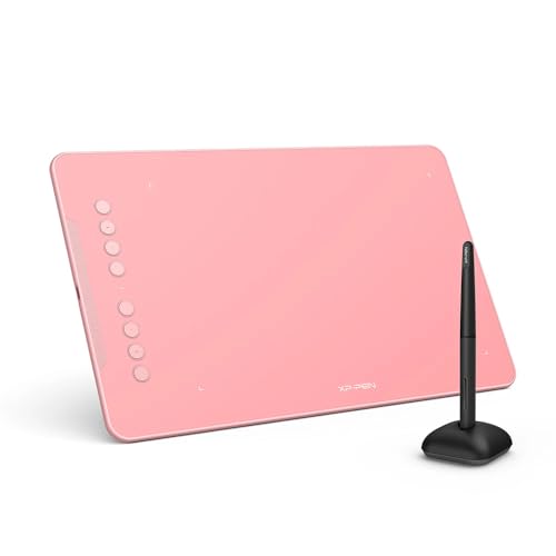 Mesa Digitalizadora XP-Pen Deco 01 V3 Rosa 8 Teclas de Atalho 16384 Níveis de Pressão - 1