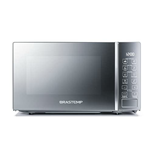 Micro-ondas Brastemp 20 Litros cor Inox Espelhado com Funções Pré-preparo - BMS20AR 220V - 1