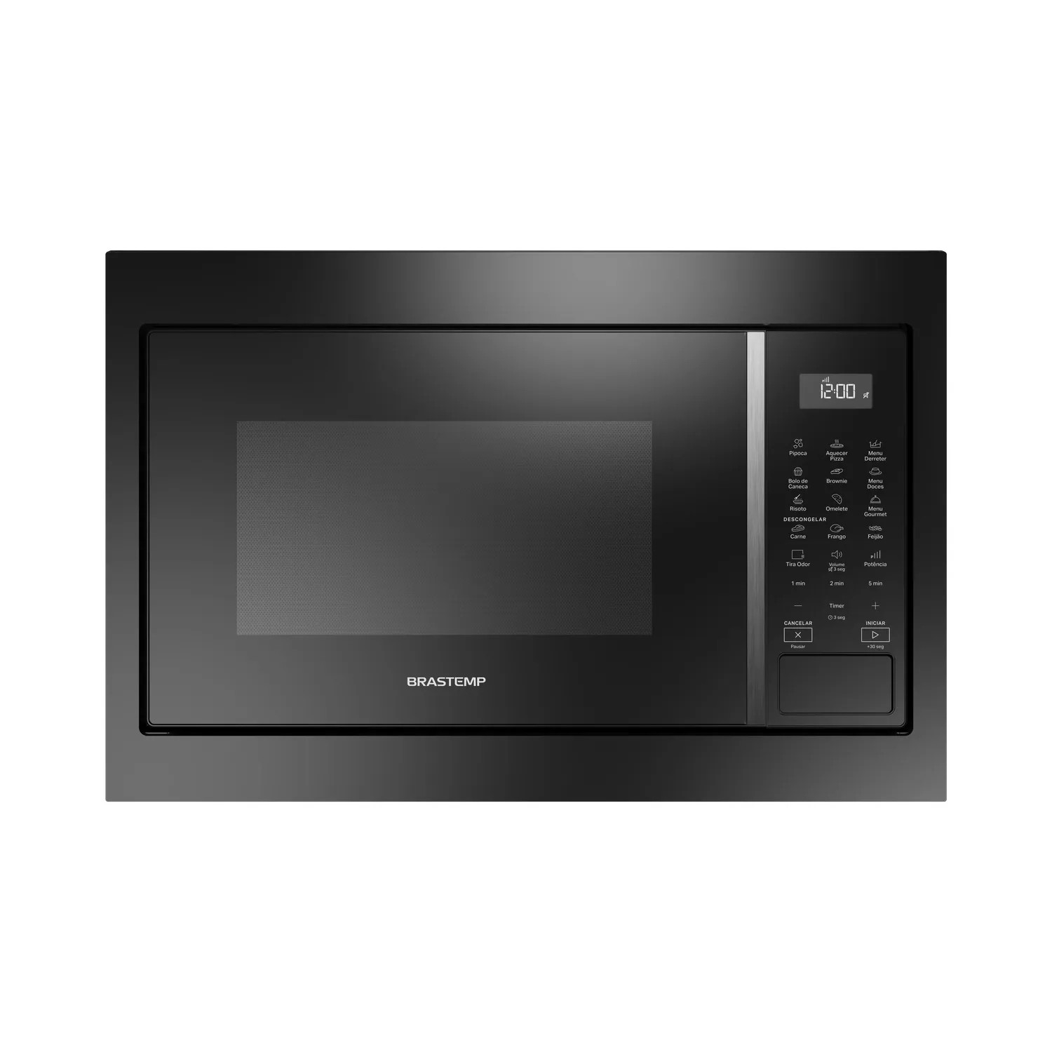 Micro-ondas Brastemp de Embutir com 18 Receitas Pré Programadas e Design Sofisticado Preto 32L BM146AE - 2