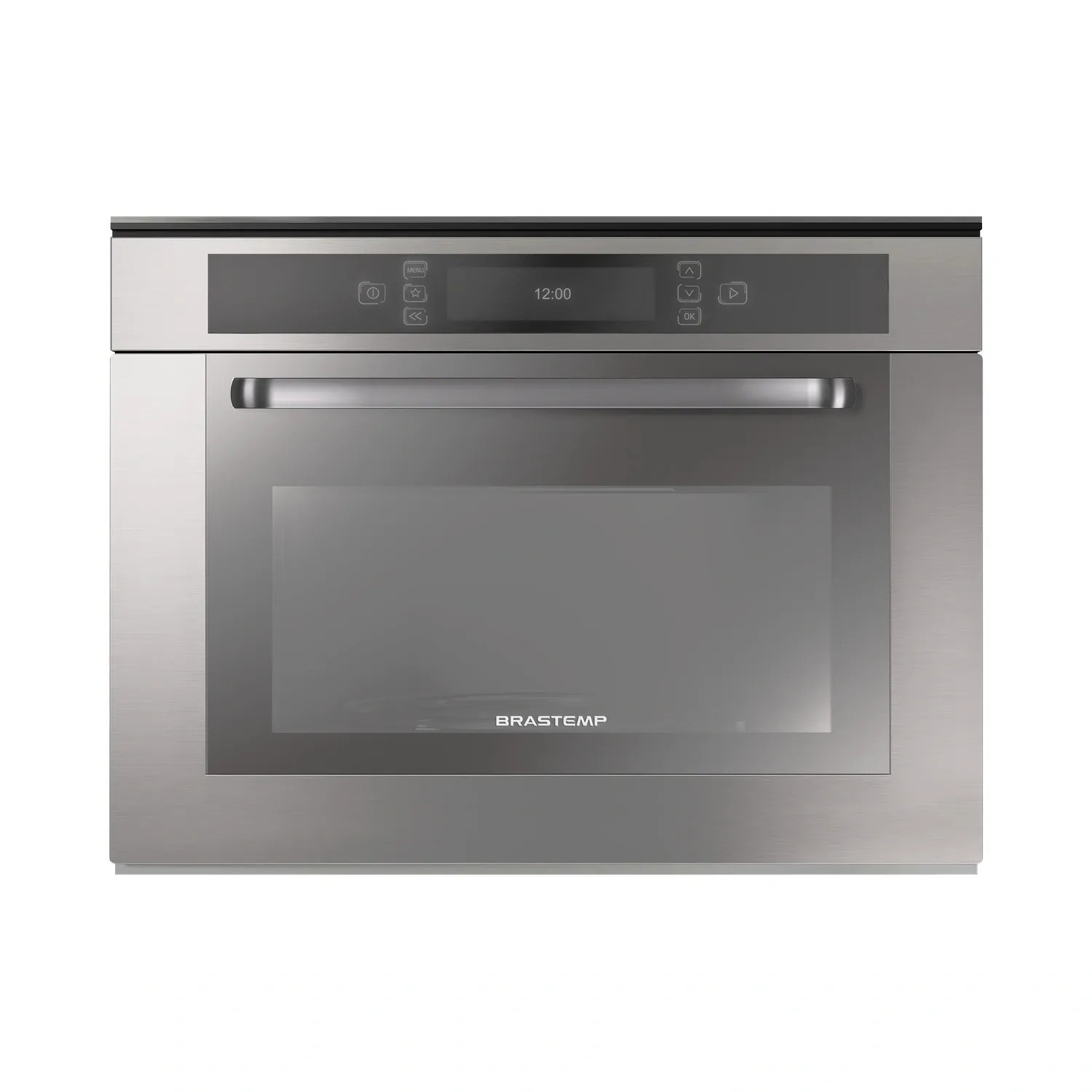 Micro-Ondas Brastemp De Embutir 40 Litros Cor Inox Com Grill - Bmo40ar 220V