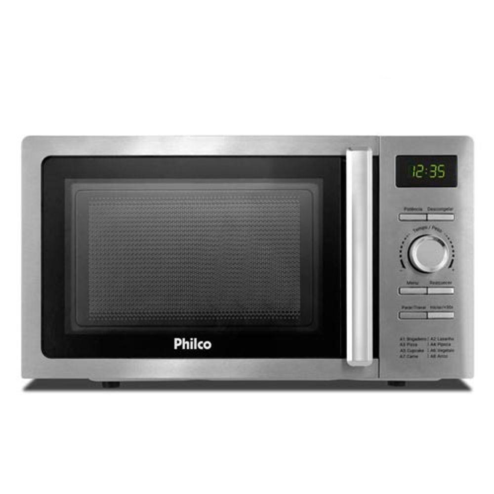Micro-ondas de Mesa Philco com 20 Litros de Capacidade Preto e Inox - PMO23IP - 5