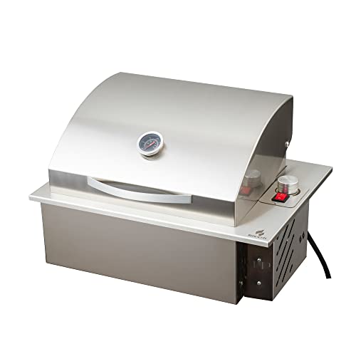 Mini Steak Churrasqueira Elétrica De Embutir Em Inox 304 com Tampa Abafador 49x36cm 110v - 1
