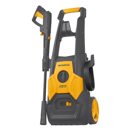 MONDIAL Lavadora de Alta Pressão Aqua Power III, Cinza/Amarelo, 1800W, 127V - LAP-03-GY