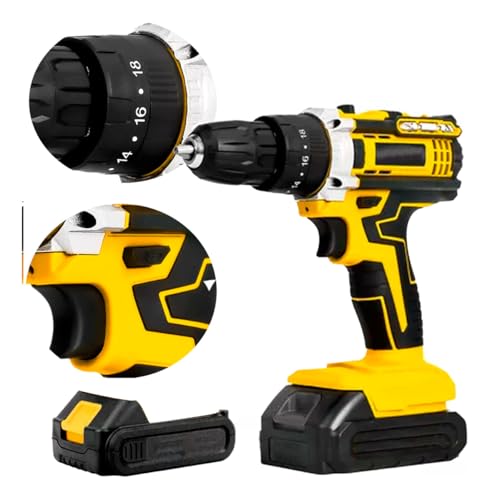 Parafusadeira Furadeira a Bateria 12V com Empunhadura Emborrachada, Bateria Recarregável e Carregador Bivolt - 1