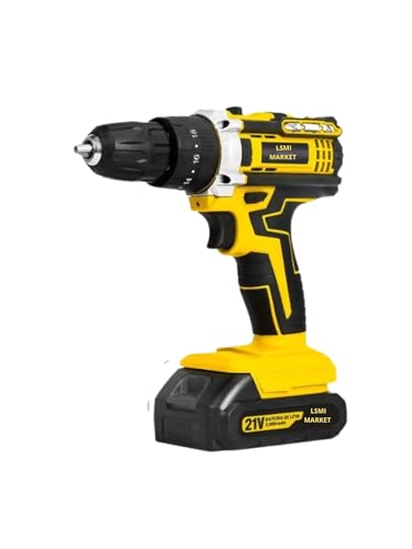 Parafusadeira Furadeira a Bateria 21V com Empunhadura Emborrachada, Bateria Recarregável e Carregador Bivolt - 1