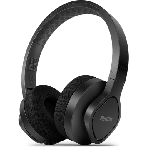 PHILIPS, Headphone Sport Bluetooth, TAA4216BK/00, Até 35 horas de bateria, Resistente à Água e Poeira, Preto - 1