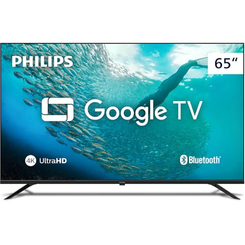 PHILIPS, Smart TV, 65'' 4K UHD, 65PUG7019/78, Google TV, Comando de Voz, HDR