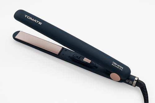Prancha Alisadora Profissional para Cabelos Bivolt Temperatura Máxima 220 Graus 32W Cabo de 1.8M Chapinha Térmica (Preto) - 1