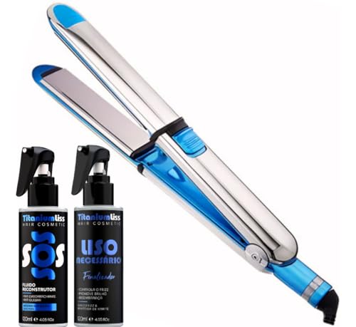 Prancha Chapinha De Cabelo 465F + 02 Protetor Térmico Titanium Liss - 1