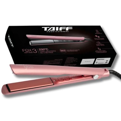 Prancha de cabelo Taiff Gloss Rose 5 Temperaturas - Bivolt - 1