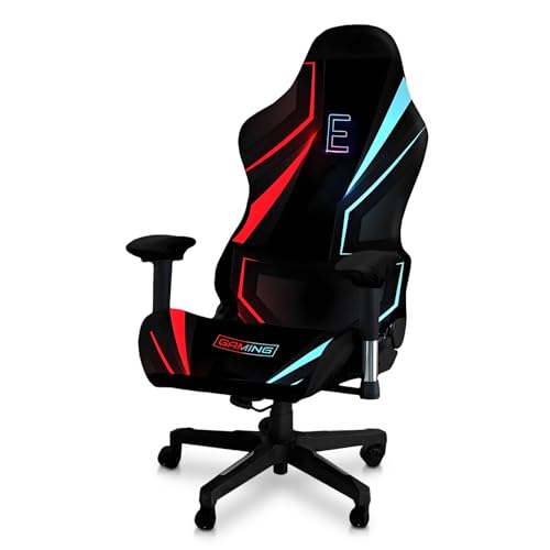 QYZDLM Capas para cadeira de jogos, impressão 3D, elástica, macia, antiderrapante, fácil de instalar, capa para cadeira gamer com capa para apoio de braço (sem cadeira) (A)