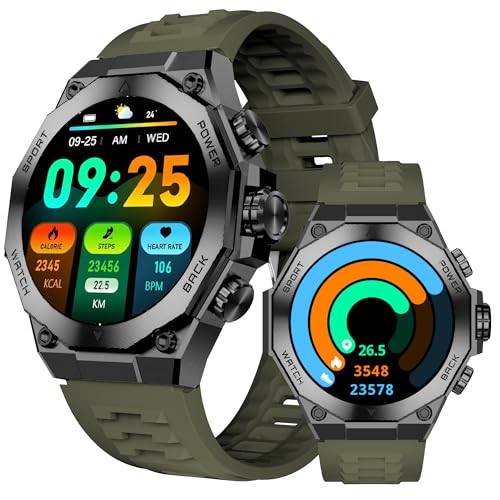 Relogio Inteligente AURAFIT Smartwatch Relógio Inteligente Masculino, com Tela AMOLED 3,6 cm, AI ChatGPT IP67 à Prova d'Água, Chamadas Bluetooth, 150+ Monitoramento Esportivo