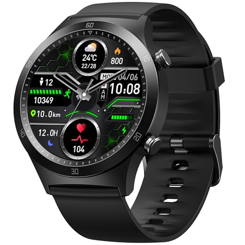 Relógio Inteligente Tranya S2 Tela Full Touch 1.28" Resistente à Água com Modos Esportivos e Recebimento de Notificações Smartwatch