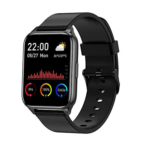 Relógio Inteligente TranyaGo Tela Full Touch 1.69" Resistente à Água IP68 com Modos Esportivos e Recebimento de Notificações Smartwatch