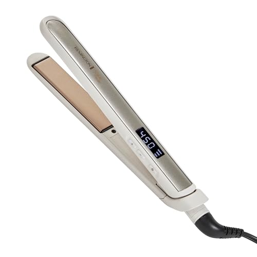 Remington Modelador de cabelo Shine Therapy de 2,5 cm, ferro plano com infusão de óleo de argan e queratina, chapinha profissional de cerâmica para menos frizz, brilho e suavidade, ferramentas de - 1