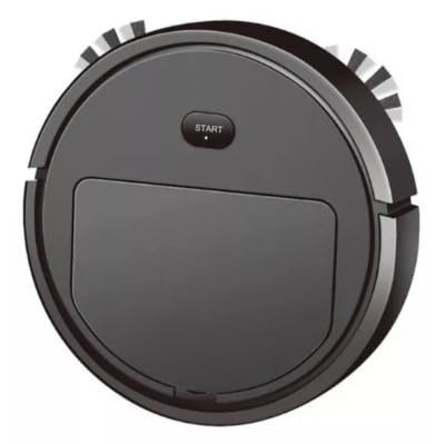 Robô Aspirador de Pó Smart Inteligente 110v, 18W, Bateria 1200mAh, Sensor de Obstáculos Aspira Chão Laminados Cerâmica