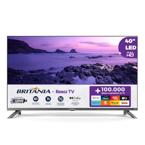 Smart TV Britânia Roku BTV40M9GR2CGB - 1