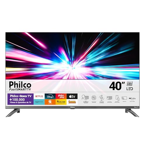 Smart TV 40” Philco Roku TV LED Dolby Audio PTV40M9GR2CGB - 1