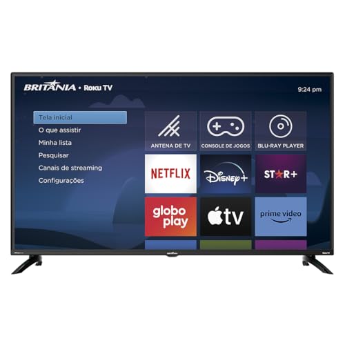 Smart TV 42” Britânia Roku TV Dolby Audio BTV42G6FR2CP - 1
